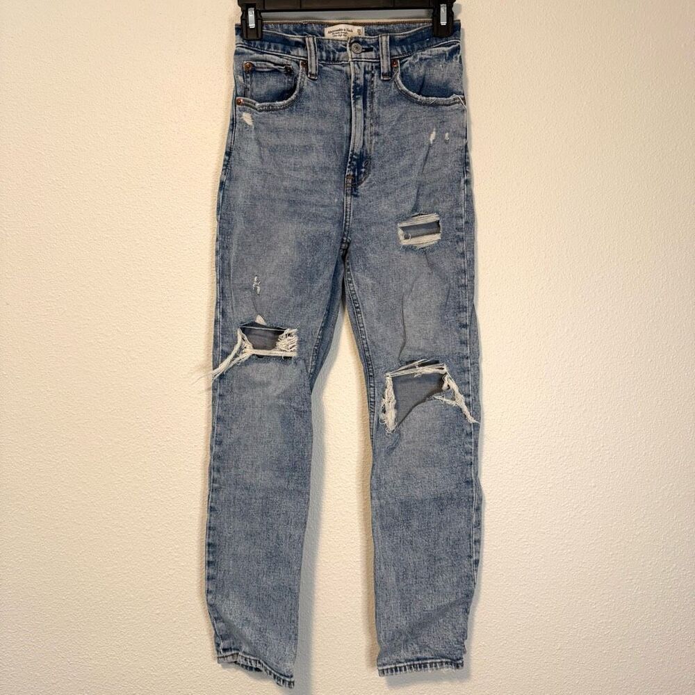 Abercrombie & Fitch The Ankle Straight Ultra High Rise Jeans Size 25/0